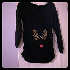 Holiday (Christmas) maternity shirt.